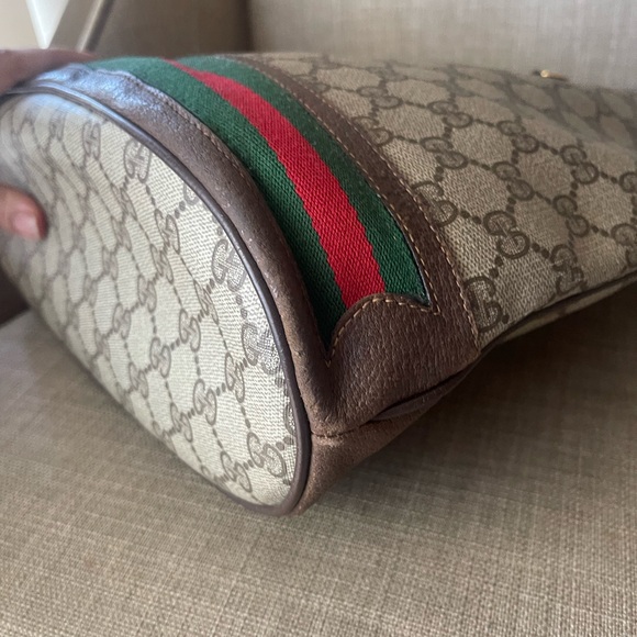 Authentic Gucci vintage web sherry line drawstring bag 41.02.085 (D09) - Picture 7 of 16